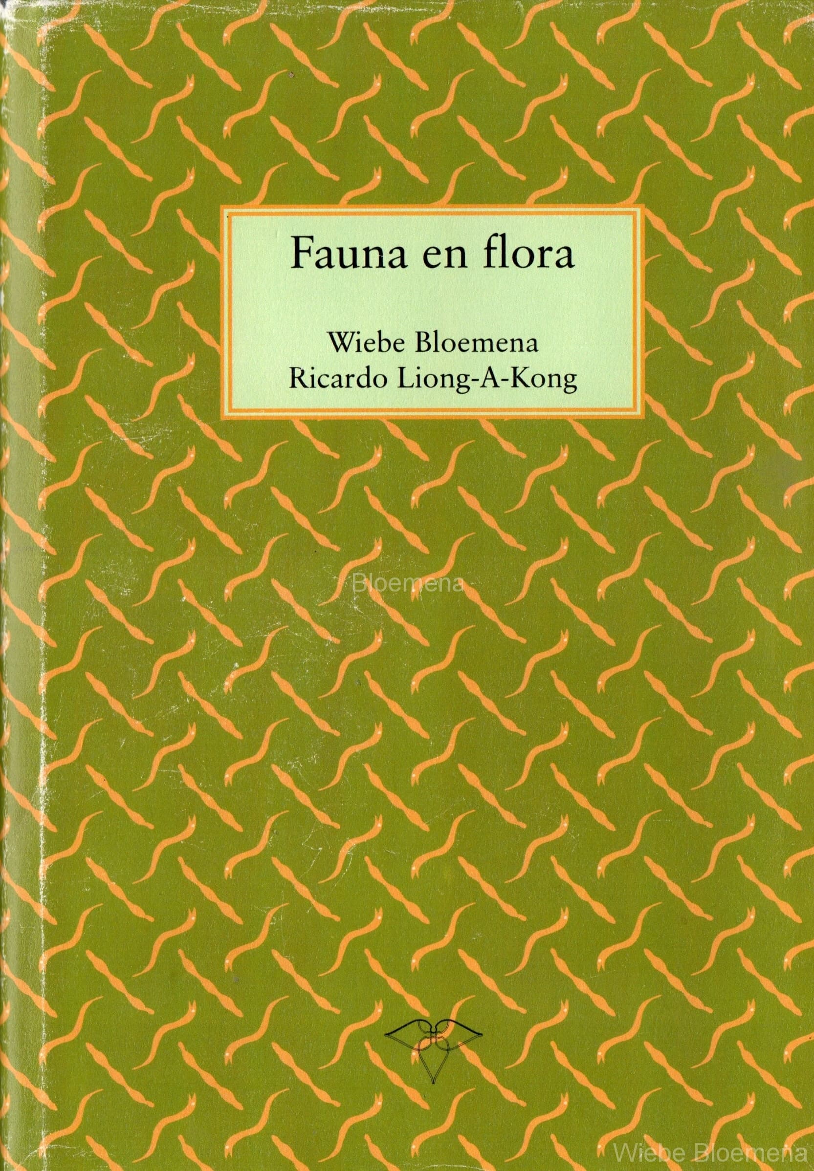 Fauna en flora, kaft van boekje, ontwerp Ricardo Liong-A-Kong